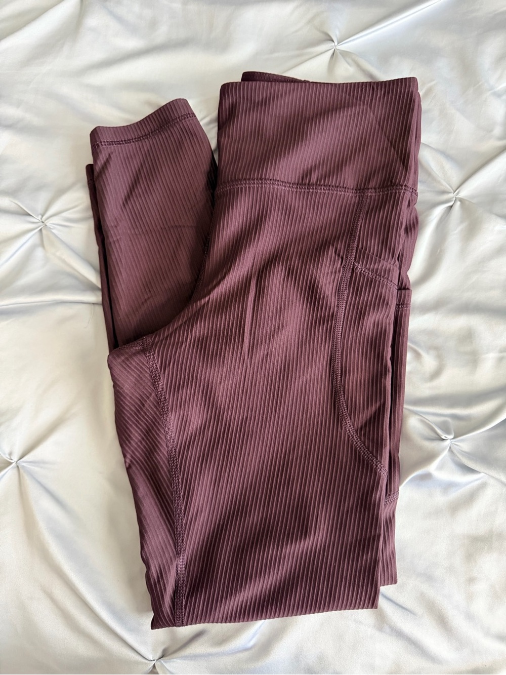 Old Navy Ribbed Purple Leggings